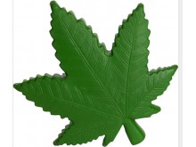 cannabis leaf stress ball