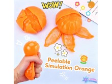 TPR orange sensory balls