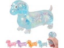 TPR sausage dog squeeze toy