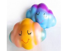 rainbown cloud squishy stress ball