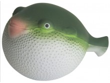 pufferfish squishy stress ball